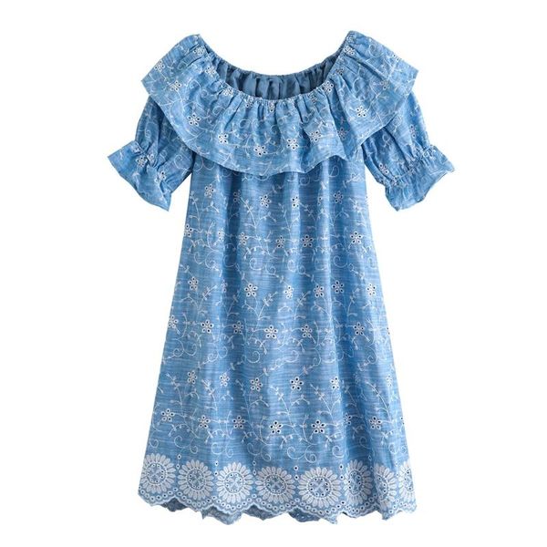 2020 summer women's word collar short-sleeved laminated elastic cuff lace contrast stitching hollow embroidery jumpsuit, Black;white
2020 summer women's word collar short-sleeved laminated elastic cuff lace contrast stitching hollow embroidery jumpsuit, Black;white