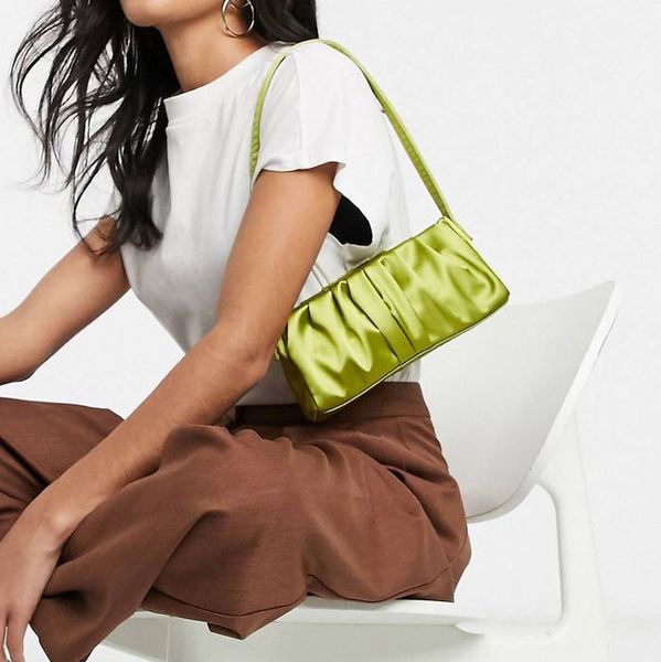 retro solid color fold satin crossbody bags for women 2020 new summer simple armpit baguette shoulder messanger bag chic handbag
retro solid color fold satin crossbody bags for women 2020 new summer simple armpit baguette shoulder messanger bag chic handbag