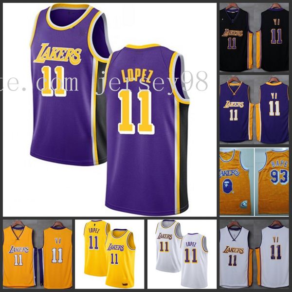 los angeles laker men 93 bape yellow 11 brook lopez nba 2020 swingman jersey with the sponsor logo, Black
los angeles laker men 93 bape yellow 11 brook lopez nba 2020 swingman jersey with the sponsor logo, Black