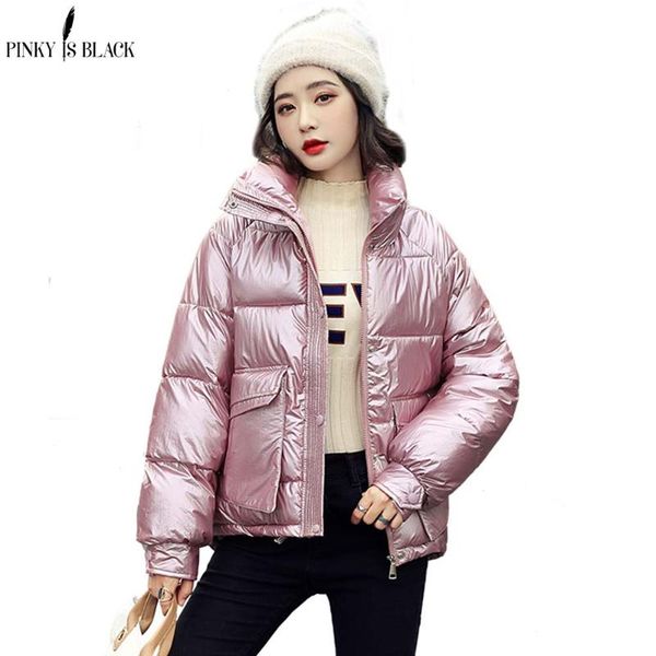 pinkyisblack зимняя куртка женщин 2020 новый стенд воротник яркие короткие женщина куртки сыпучие вскользь дамы зимы ветровки пальто, Black
pinkyisblack зимняя куртка женщин 2020 новый стенд воротник яркие короткие женщина куртки сыпучие вскользь дамы зимы ветровки пальто, Black