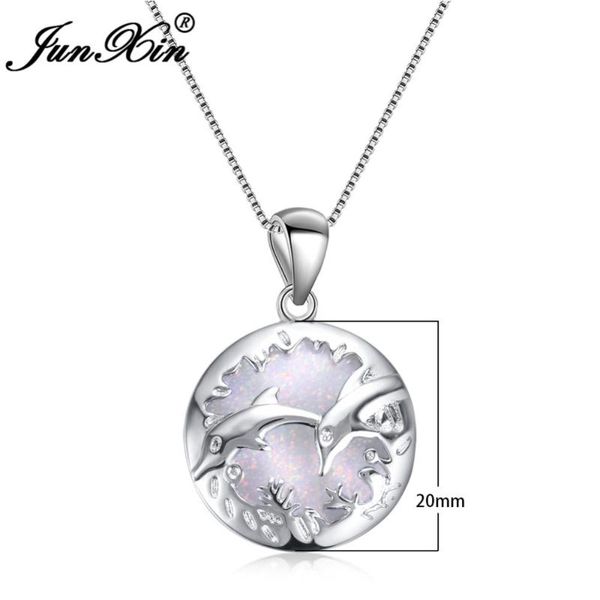 pendant necklaces simple female white opal necklace charm silver color chain for women boho beach dolphin wedding
pendant necklaces simple female white opal necklace charm silver color chain for women boho beach dolphin wedding