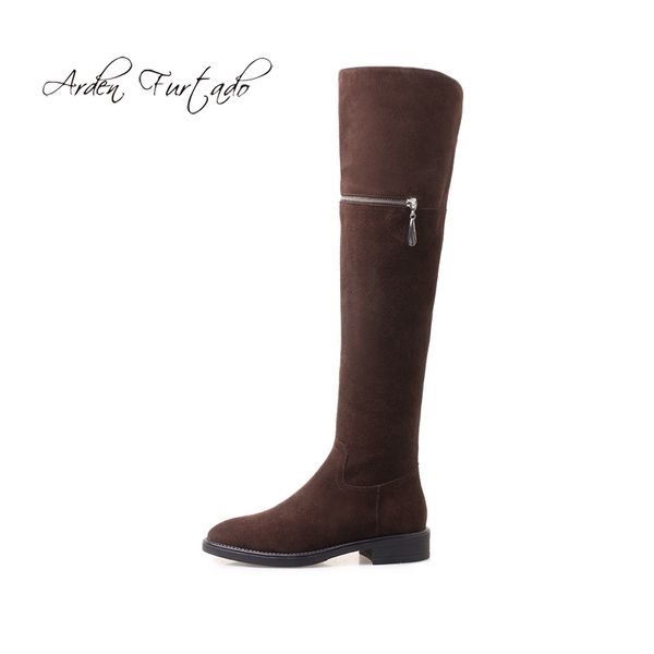 arden furtado 2020 autumn winter flat over the knee knight boots brown fashion round toe zipper boots women's shoes big size 40, Black
arden furtado 2020 autumn winter flat over the knee knight boots brown fashion round toe zipper boots women's shoes big size 40, Black