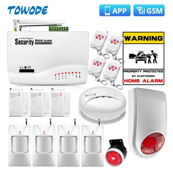 towode 10a app control wireless gsm security alarm system home security protection 850/900/1800/1900mhz spanish/russian/english
towode 10a app control wireless gsm security alarm system home security protection 850/900/1800/1900mhz spanish/russian/english