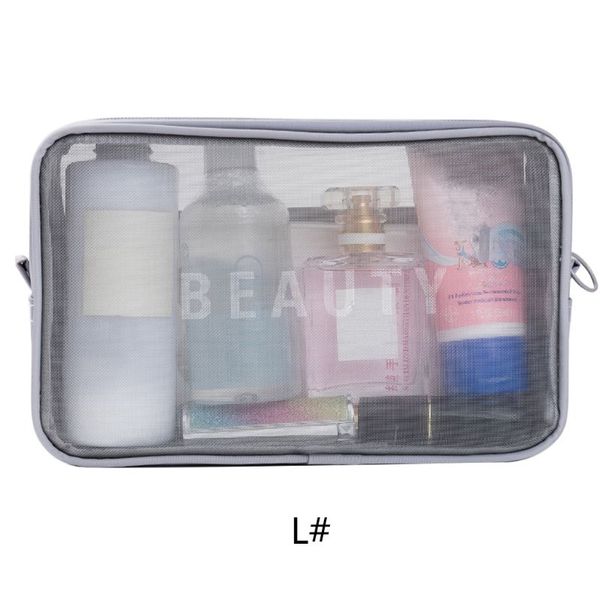 black mesh cosmetic bag woman beauty makeup toiletries organizer for home trip
black mesh cosmetic bag woman beauty makeup toiletries organizer for home trip