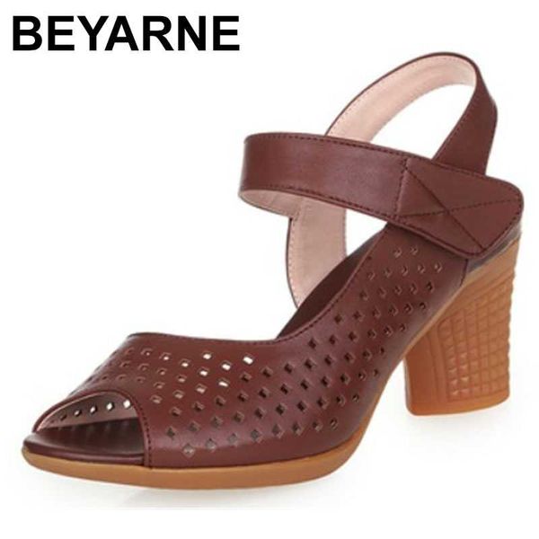 beyarne 2020 new stylish fish mouth women high heel shoes sandals comfortable hollow genuine leather sandals summer shoes woman, Black
beyarne 2020 new stylish fish mouth women high heel shoes sandals comfortable hollow genuine leather sandals summer shoes woman, Black