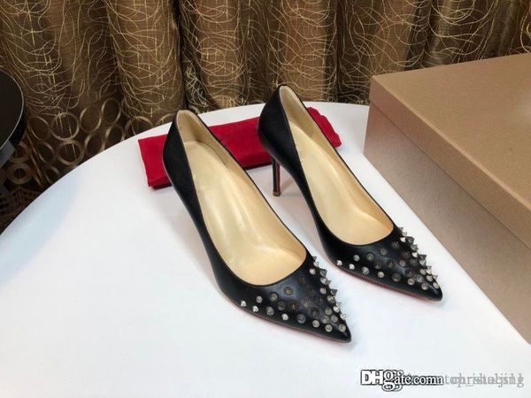 summer women flat shoes red bottom nail shoes patent leather rivets sandals women valentine studded wedding high heel shoes, Black
summer women flat shoes red bottom nail shoes patent leather rivets sandals women valentine studded wedding high heel shoes, Black