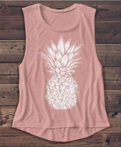 2020 new women tank pineapple printed casual female tank fashion summer pink femme vest loose ladies t shirt, White
2020 new women tank pineapple printed casual female tank fashion summer pink femme vest loose ladies t shirt, White