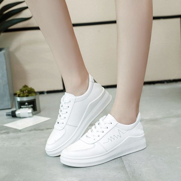 autumn sneakers women tenis flat shoes lace up feminino walking white leather breathable fashion women shoes vulcanized sneakers, Black
autumn sneakers women tenis flat shoes lace up feminino walking white leather breathable fashion women shoes vulcanized sneakers, Black