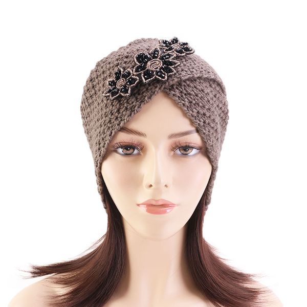 duojiaoyan woolen kintted head scarf winter national fashion women turban hats pure color flower knitted warm muslim hats, Blue;gray
duojiaoyan woolen kintted head scarf winter national fashion women turban hats pure color flower knitted warm muslim hats, Blue;gray