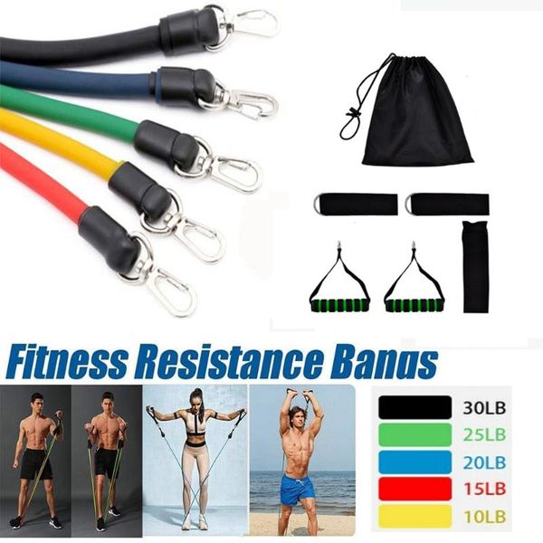 resistance bands 11pcs/set elastic pull rope fitness exercises latex tubes pedal excerciser body training workout yoga
resistance bands 11pcs/set elastic pull rope fitness exercises latex tubes pedal excerciser body training workout yoga