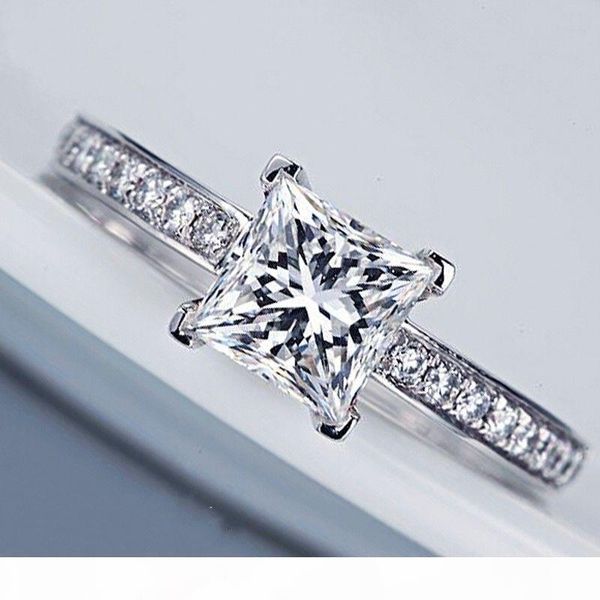 i size 4 -11 princess cut 1ct z luxury jewelry simulated diamond gemstones wedding engagement band finger rings for women love, Silver
i size 4 -11 princess cut 1ct z luxury jewelry simulated diamond gemstones wedding engagement band finger rings for women love, Silver