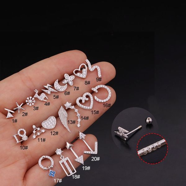 1 piece s925 sterling silver fashion creativity arrow barbell cz tragus diath cartilage helix rook piercing earring, Slivery;golden
1 piece s925 sterling silver fashion creativity arrow barbell cz tragus diath cartilage helix rook piercing earring, Slivery;golden