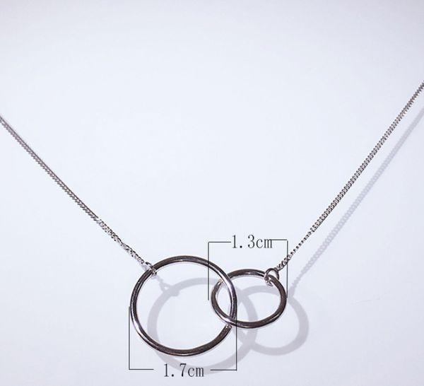classical infinity double circle pendantluxury jewelry soild 100% 925 sterling silver eternity party clavicle chain necklace
classical infinity double circle pendantluxury jewelry soild 100% 925 sterling silver eternity party clavicle chain necklace