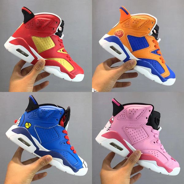 new discount kids 6 baby retro basketball shoes unc gold black red kid 6s boys sneakers children sports low size 28-35
new discount kids 6 baby retro basketball shoes unc gold black red kid 6s boys sneakers children sports low size 28-35