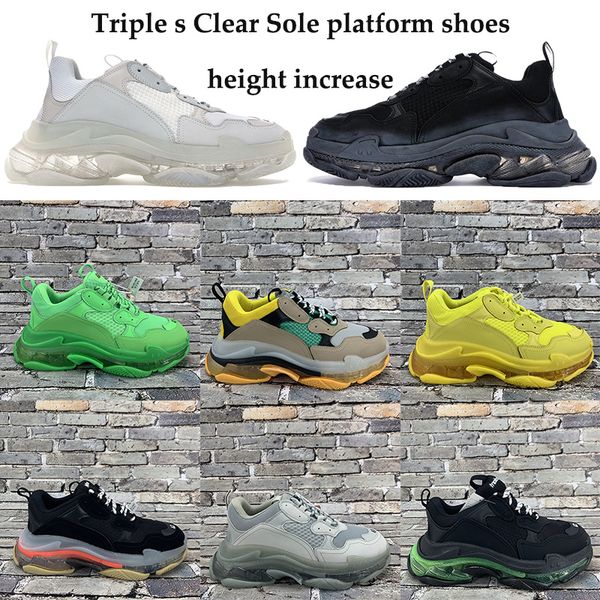 new paris triple s clear sole platform shoes men women height increase casual shoes neon green beige pink navy grey trainers sneakers
new paris triple s clear sole platform shoes men women height increase casual shoes neon green beige pink navy grey trainers sneakers