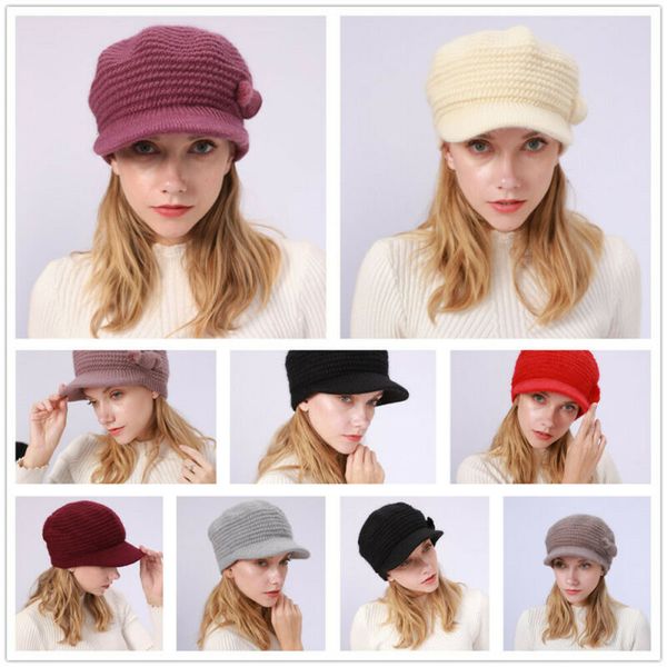 fashion women knitted hat fur beret for girl solid color lady wool cap sale, Blue;gray
fashion women knitted hat fur beret for girl solid color lady wool cap sale, Blue;gray