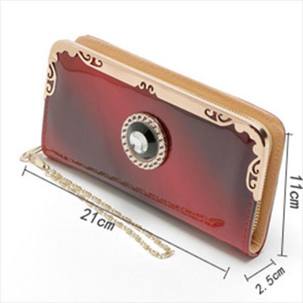 2019 crown wallet women leather long phone pocket ladies clutch purse handbags women wallets money evening bag w042, Red;black
2019 crown wallet women leather long phone pocket ladies clutch purse handbags women wallets money evening bag w042, Red;black