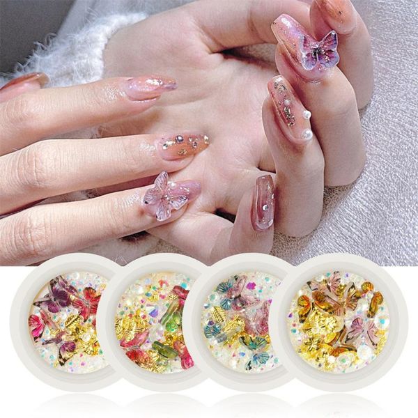 langmanni stickers for nails 3d nail art decor mixed color sequins butterfly shape nail flakes decals art decorations aug15, Black
langmanni stickers for nails 3d nail art decor mixed color sequins butterfly shape nail flakes decals art decorations aug15, Black