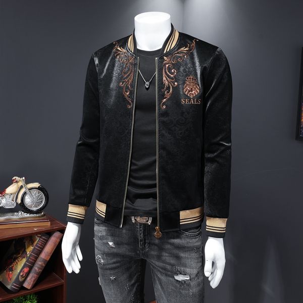 2020 new jacket men's european and american street embroidery tide brand jacket men's trend spring clothes casual jacket baseball, Black
2020 new jacket men's european and american street embroidery tide brand jacket men's trend spring clothes casual jacket baseball, Black