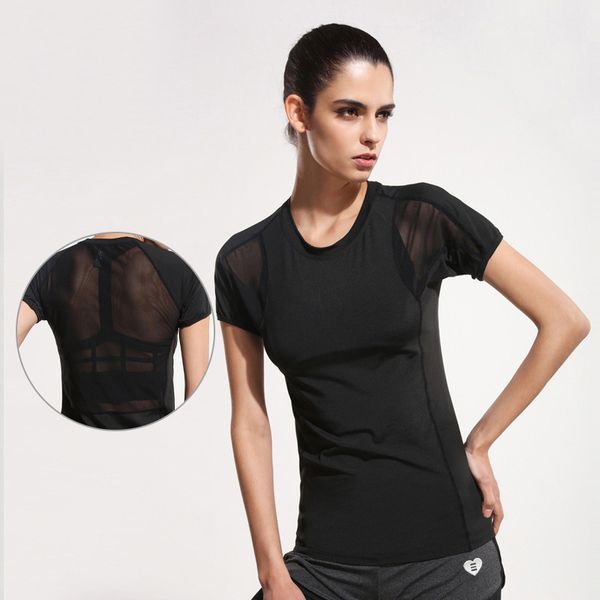 women yoga shirts sports t-shirt short sleeves yoga fitness clothing for women sportswear running clothes ropa sports shirt, White;red
women yoga shirts sports t-shirt short sleeves yoga fitness clothing for women sportswear running clothes ropa sports shirt, White;red