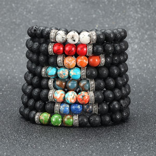 8mm natural black lava stone healing crystal stretch beaded strands bracelet women men fashion precious gem jewelry round bracelets
8mm natural black lava stone healing crystal stretch beaded strands bracelet women men fashion precious gem jewelry round bracelets