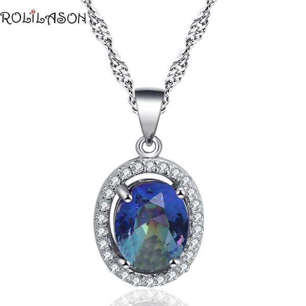 rolilason fashion color zircon silver color pendant gives girlfriend the commemorative gift ln682
rolilason fashion color zircon silver color pendant gives girlfriend the commemorative gift ln682