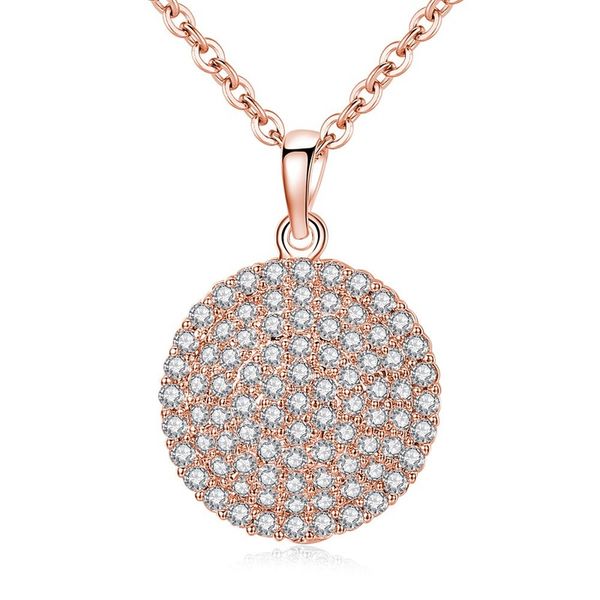 1pcs fashion simple disc necklace rose gold/white personality big round pendant jewelry gift for women chains necklaces, Silver 
1pcs fashion simple disc necklace rose gold/white personality big round pendant jewelry gift for women chains necklaces, Silver