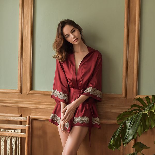 winter women lace sleepwear silk sleep dress v neck sleep lingerie pajamas for women dress sleeping gown underwear hot, Black;red
winter women lace sleepwear silk sleep dress v neck sleep lingerie pajamas for women dress sleeping gown underwear hot, Black;red