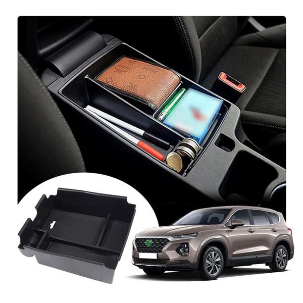 lfotpp car central storage box for santa fe 2020 armrest storage box container auto interior stying accessories black
lfotpp car central storage box for santa fe 2020 armrest storage box container auto interior stying accessories black