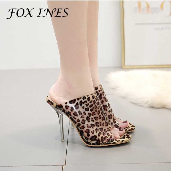 foxines 2020 leopard jelly sandals open toe high heels women transparent perspex slippers shoes heel clear sandals size 35-42, Black
foxines 2020 leopard jelly sandals open toe high heels women transparent perspex slippers shoes heel clear sandals size 35-42, Black