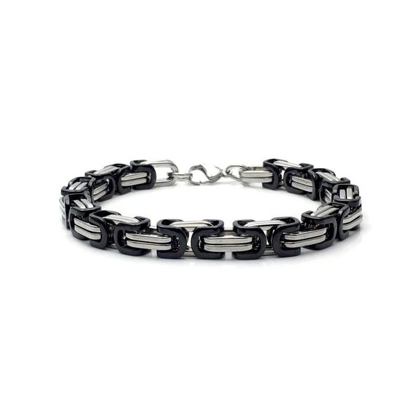 personal titanium steel bracelet stainless steel men's necessary black chain simple and elegant wrist strap fashion, Golden;silver
personal titanium steel bracelet stainless steel men's necessary black chain simple and elegant wrist strap fashion, Golden;silver