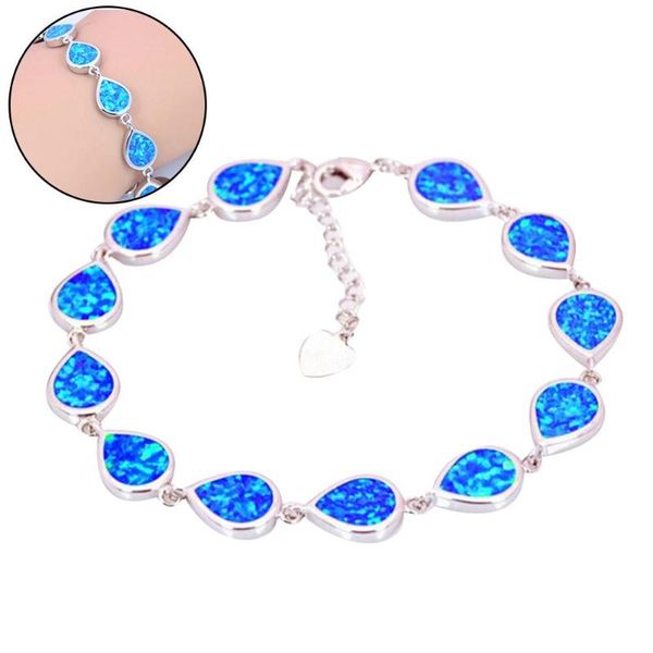 fashion water drop opal bracelet hand chain party jewelry accessory gift, Golden;silver
fashion water drop opal bracelet hand chain party jewelry accessory gift, Golden;silver