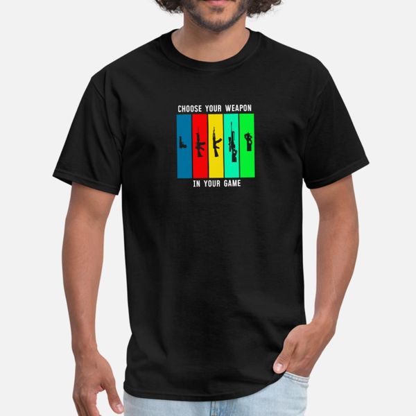 choose your weapon in your game t shirt men anti-wrinkle 100% cotton euro size s-3xl family anti-wrinkle comical spring leisure shirt
choose your weapon in your game t shirt men anti-wrinkle 100% cotton euro size s-3xl family anti-wrinkle comical spring leisure shirt