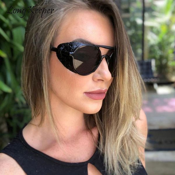2020 classic retro punk sunglasses women men round steampunk round sunglasses leather pc frame shade uv400 eyewear, White;black
2020 classic retro punk sunglasses women men round steampunk round sunglasses leather pc frame shade uv400 eyewear, White;black