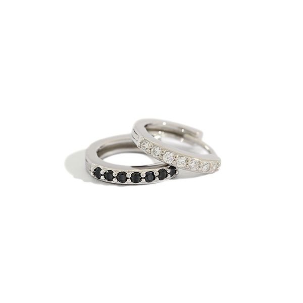 hoop & huggie uniorsj 100% 925 sterling silver black and white zircons small round earrings for women, Golden;silver
hoop & huggie uniorsj 100% 925 sterling silver black and white zircons small round earrings for women, Golden;silver