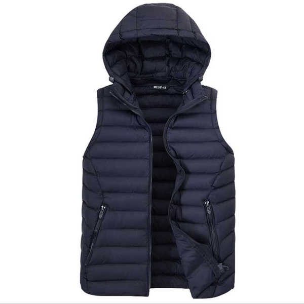 autumn winter new men's warm casual hooded cotton vest jacket masculino gilet clothing chaleco plus size sleeveless erkek giyim, Black;white
autumn winter new men's warm casual hooded cotton vest jacket masculino gilet clothing chaleco plus size sleeveless erkek giyim, Black;white
