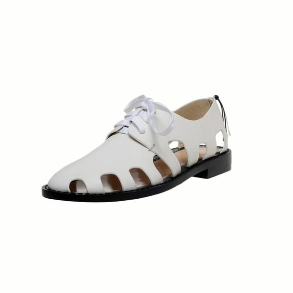 2020 new summer hollow shoes genuine leather round toe women flats 22-25cm length sheepskin beach shoes comfortable wild, Black
2020 new summer hollow shoes genuine leather round toe women flats 22-25cm length sheepskin beach shoes comfortable wild, Black