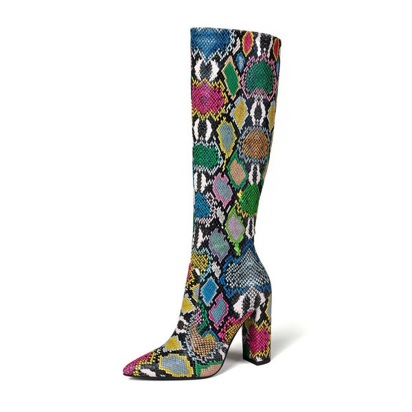 искусственная кожа коренастый высокие каблуки острым носом длинные сапоги multicolor snake колено высокие сапоги женщин зимние женские туфли, Black
искусственная кожа коренастый высокие каблуки острым носом длинные сапоги multicolor snake колено высокие сапоги женщин зимние женские туфли, Black