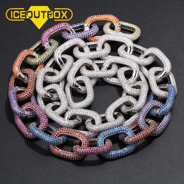 new exaggerated 22mm thick chain europe iced out for men's colorful hip hop big dj stage jewelry personality fashion necklace, Silver
new exaggerated 22mm thick chain europe iced out for men's colorful hip hop big dj stage jewelry personality fashion necklace, Silver