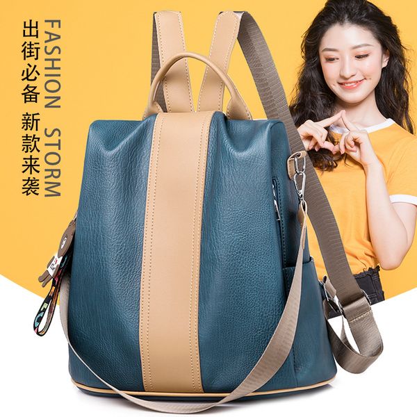 leather luggage tag2020 cross-border 2020 new korean style anti-theft backpack female fashion student bag leather backpack multi-function si
leather luggage tag2020 cross-border 2020 new korean style anti-theft backpack female fashion student bag leather backpack multi-function si