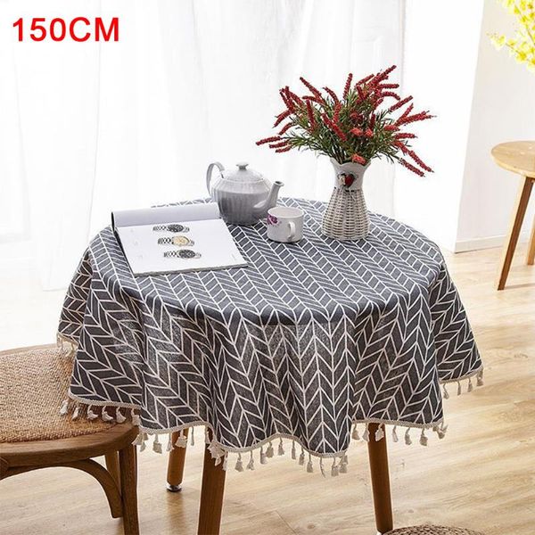 table cloth with tassel geometric round tablecloth reusable washable simple cotton linen dustproof multipurpose wedding party home decor
table cloth with tassel geometric round tablecloth reusable washable simple cotton linen dustproof multipurpose wedding party home decor
