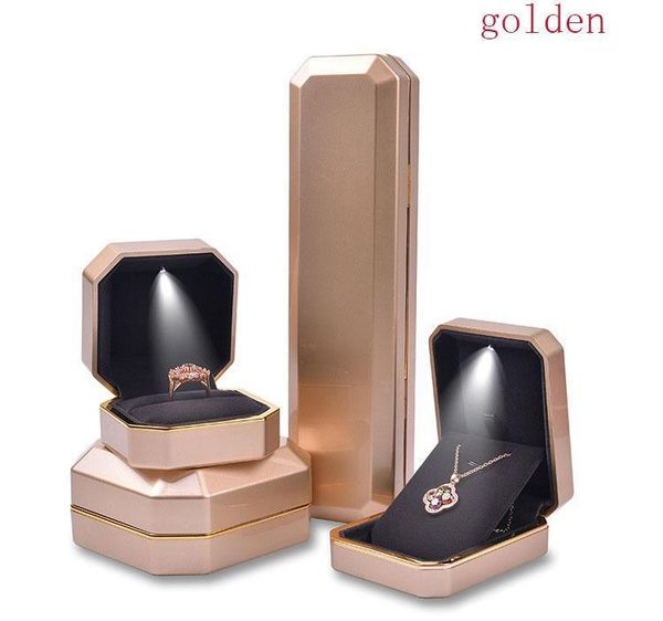 led jewelry box high-end ring box jewelry box can be customized logo 6 colors optional 1, Black;white
led jewelry box high-end ring box jewelry box can be customized logo 6 colors optional 1, Black;white