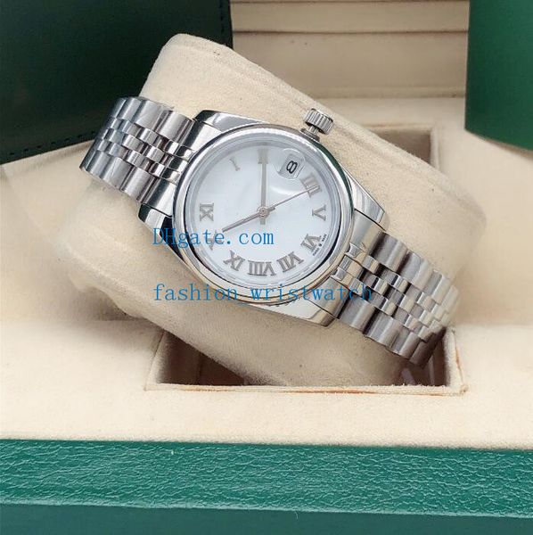 women's watches datejust 126200 31mm mechanical jubilee bracelet white roman dial smooth bezel automatic fashion ladies wristwatch, Slivery;brown
women's watches datejust 126200 31mm mechanical jubilee bracelet white roman dial smooth bezel automatic fashion ladies wristwatch, Slivery;brown