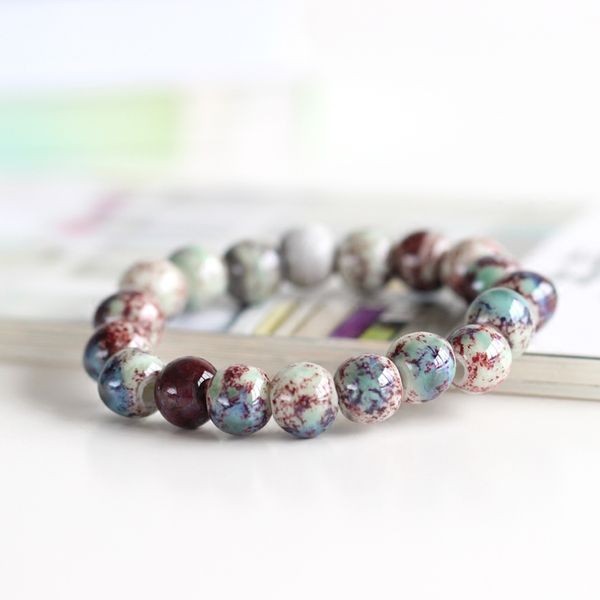 miredo jewelry wholesale ceramic 8mm beads handcraft bracelets women's bangles rope chain for female #1252, Red;blue
miredo jewelry wholesale ceramic 8mm beads handcraft bracelets women's bangles rope chain for female #1252, Red;blue