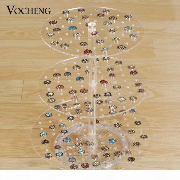 vocheng transparent three layers detachable round acrylic displays stand for snap charms nn-476, Black;white
vocheng transparent three layers detachable round acrylic displays stand for snap charms nn-476, Black;white