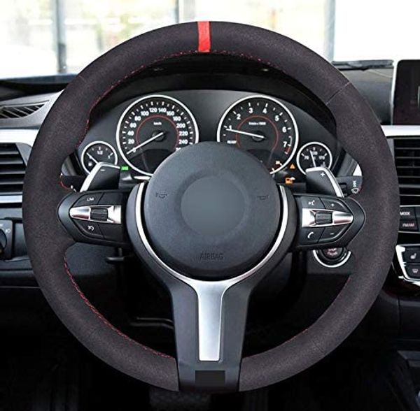 diy car black suede steering wheel cover for bmw 3 series f30 f10 m sport/ 2014-2017 m3 m4 m5 m6 / 2015-2018 f85 x5 m f86 x6
diy car black suede steering wheel cover for bmw 3 series f30 f10 m sport/ 2014-2017 m3 m4 m5 m6 / 2015-2018 f85 x5 m f86 x6
