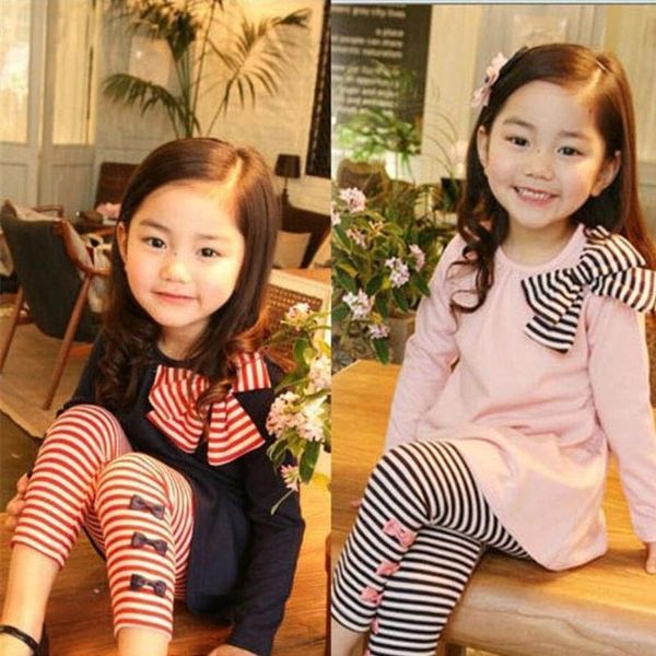 girls dress beautiful spring clothing sets cartoon bow t-shirt +stripe pants 2pcs for baby clothes kg-345, White
girls dress beautiful spring clothing sets cartoon bow t-shirt +stripe pants 2pcs for baby clothes kg-345, White