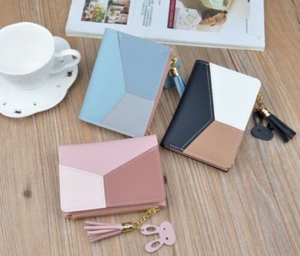 1PC Cute Women Bag Leather Ladies Simple Bifold Small Coin Purses Smart Female Patchwork Slim Card Wallet
1PC Cute Women Bag Leather Ladies Simple Bifold Small Coin Purses Smart Female Patchwork Slim Card Wallet