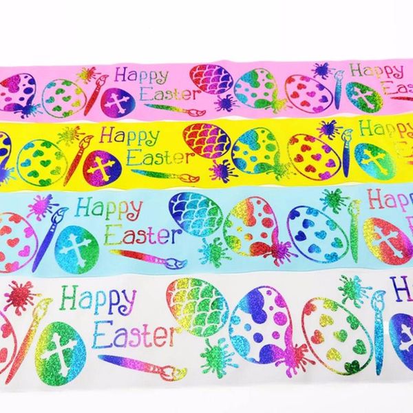 100 yards 75mm 3" hologram easter holiday series polyester grosgrain for garment wedding diy accessories, Slivery;white
100 yards 75mm 3" hologram easter holiday series polyester grosgrain for garment wedding diy accessories, Slivery;white