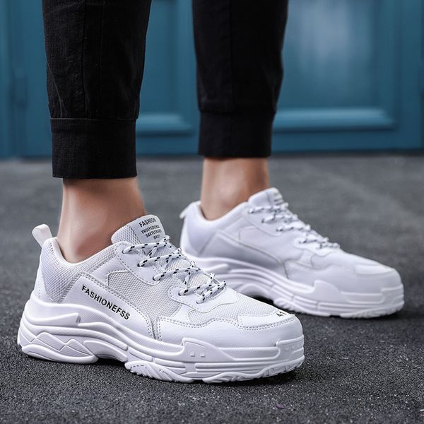 men shoes breathable men sneakers casual black white autumn mesh platform male shoes brand designer size38-45
men shoes breathable men sneakers casual black white autumn mesh platform male shoes brand designer size38-45